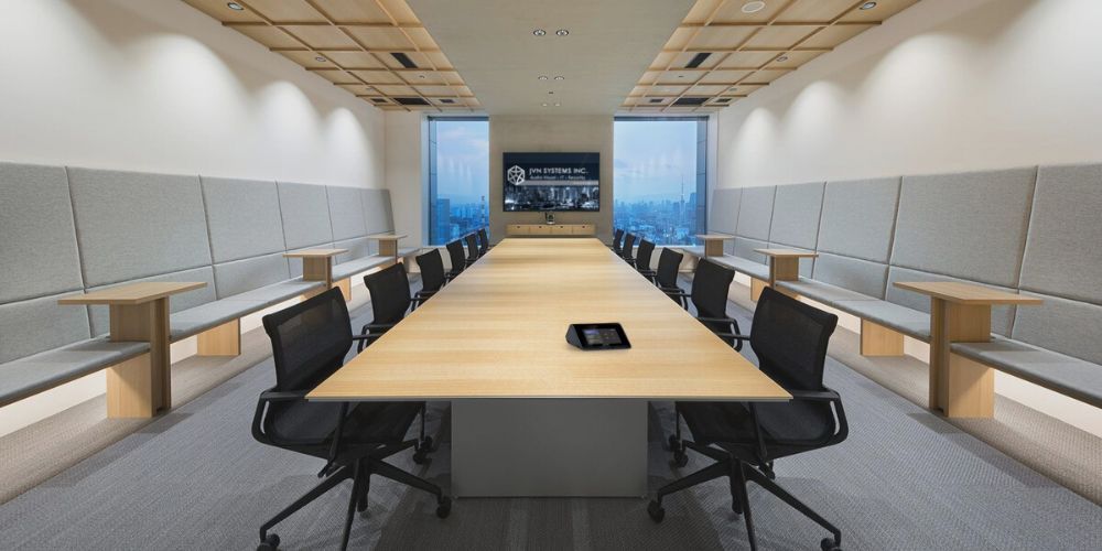 Conference room for hybrid workforce